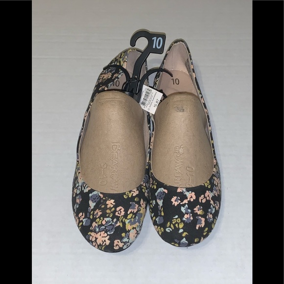 Time And Tru Casual Basic Ballet Floral Flats - Picture 3 of 8